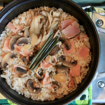 STAUB（ストウブ）レシピ！レモングラスオイルの炊き込みご飯の作り方