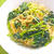 旬の野菜が美味しい！ほうれん草としらすの和風ペペロンチーニ。