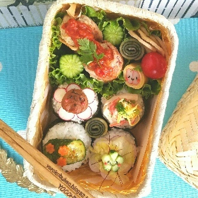 チャーリーブラウンおにぎり弁当♪