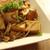 厚揚げときのこのバター醬油炒め