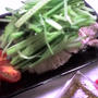 蒸し鶏バンバンジー風