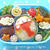 飛行機のカニチャーハン弁当