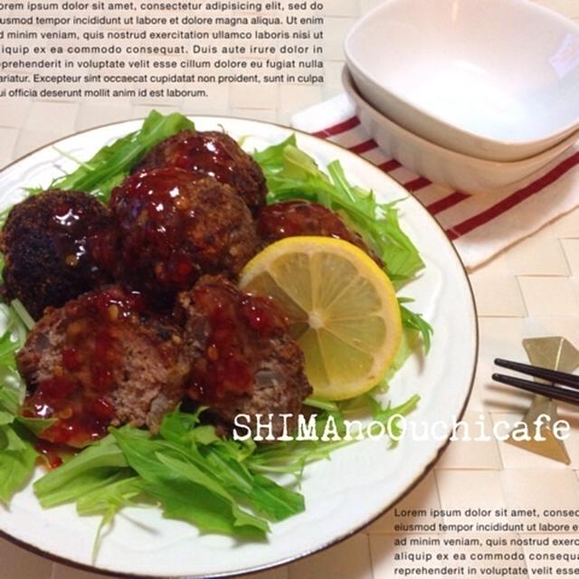 揚げずにできる！味付けいらず！アジアンミートボール