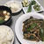 茄子の肉みそ炒めランチ