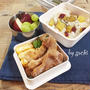 息子の☆さつま芋の炊き込みご飯弁当♪ さつま芋の炊き込みご飯レシピ♡