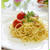 ミニトマトと豆乳の塩レモンクリームパスタ　塩レモンイタリアンハーブのキヌアサラダ