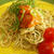 うにの素麺パスタとセンターポールのリダ