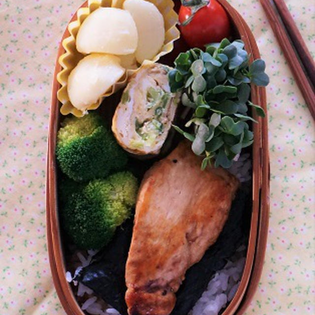 メカジキのバター醤油焼き弁当