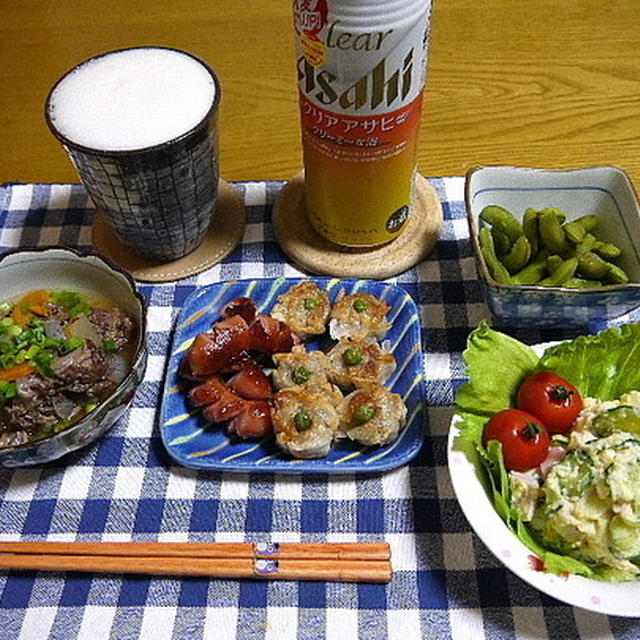 【晩酌】牛すじ煮込み・いわしの煮物・地鶏のお造り…