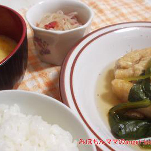 ☆今日の夕食〜手軽にもう１品♪　糸こんにゃくの梅かか和え☆