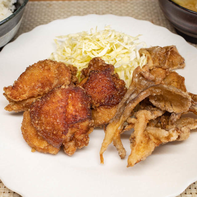 鶏肉と舞茸の唐揚げ