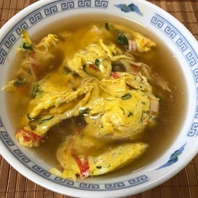 家で久しぶりに天津飯