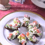 【ブロッコリーのじゃこチーズクリームサラダ】デーツボート仕立てでクリスマスパーティー☆彡