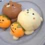 ハロウィンデコ蒸しまん♡くまのこ。