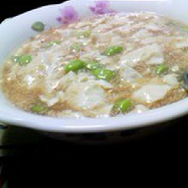 「豆腐の和風たらこあんかけ」
