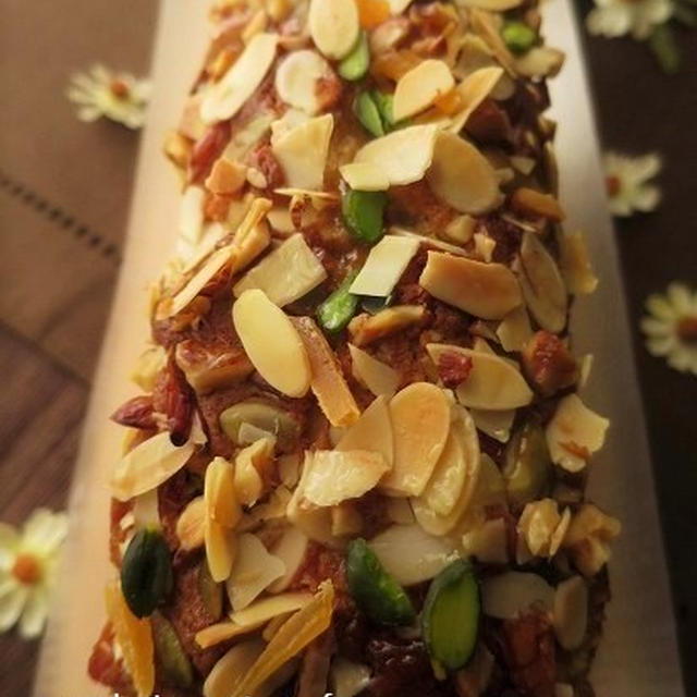 木の実のパウンドケーキ ナッツもりもり By Nanakoさん レシピブログ 料理ブログのレシピ満載