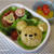 寝坊(*´Д`) クマさんのお弁当
