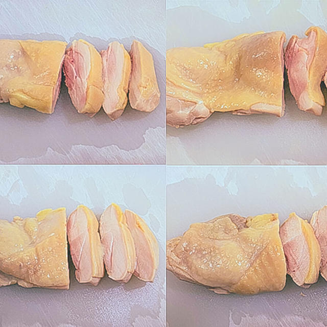60℃～ 鶏もも肉の火入れ 温度時間比較実験