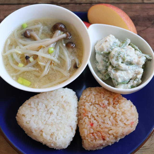 冷凍庫焼おにぎりで簡単！朝ご飯