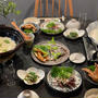 土鍋筍ご飯3回目と、湯豆腐、手羽先（レシピリンクあり）、鯛のアラの塩焼きの夜ごはん