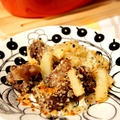 牛肉とじゃがいもの香りパン粉焼き