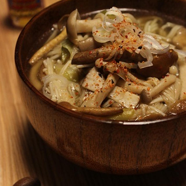 きのこ蕎麦