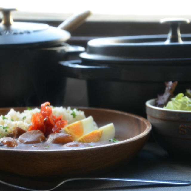 ストウブで「普通のルゥカレー」
