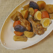 鶏手羽元とじゃがいもの甘辛煮