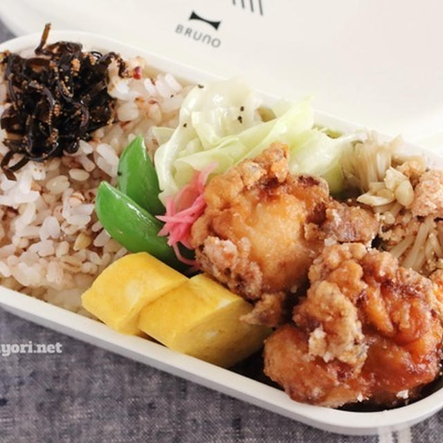 唐揚げ弁当｜レンジで副菜2品のレシピ＆過去の唐揚げ弁当5選