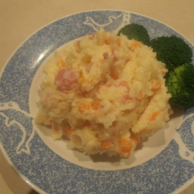 作り置きおかず　ハム入りポテトサラダ