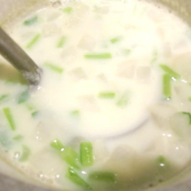 【レポ】出張個人レッスン／かんたんおいしい！かぶの豆乳スープ