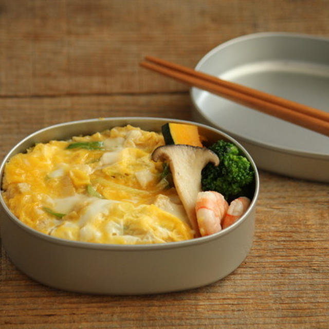 幼稚園弁当＜卵とじ丼＞