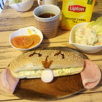 リプトンで、プー吉！朝食♪