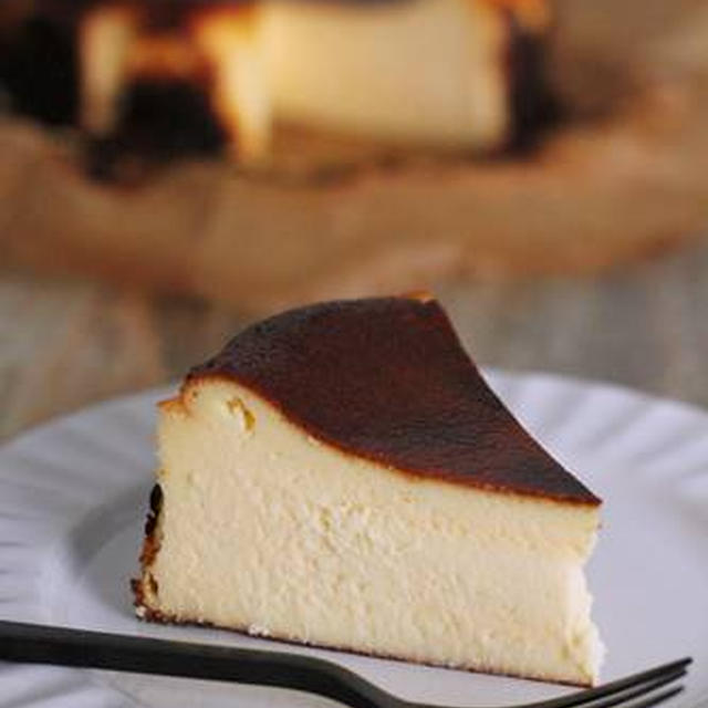 ルミさんレシピのバスク風チーズケーキ