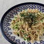 乾物でパスタ!?切干大根 de 明太子豆乳クリームパスタ風炒め