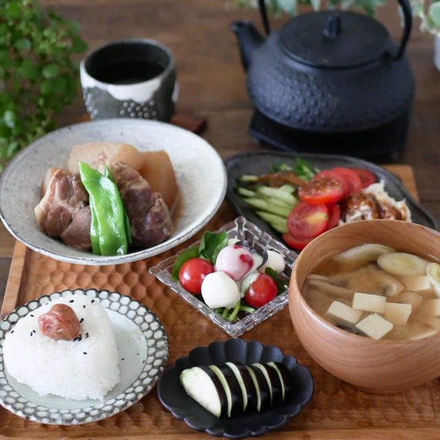 圧力鍋で柔らかい！大根と豚肉の煮物