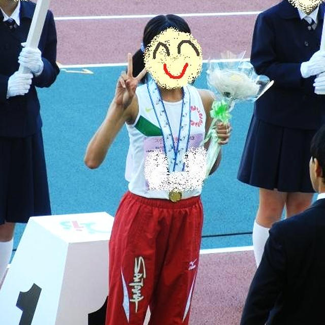 昨日に続いて『全国障害者スポーツ大会』1500ｍで金メダル～☆