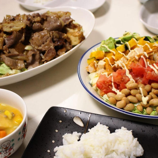 豊臣秀吉「安土城」完成！？と野菜たっぷりご飯