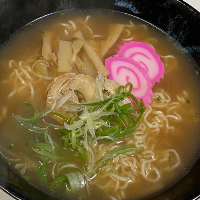 ワタシ昨日夜は、お家ラーメン♡