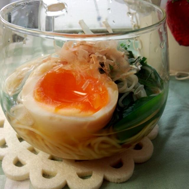 にら そうめん♪　週末の憂鬱