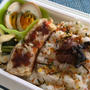 簡単煮卵弁当。