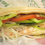 サブウェイ“FLAT BREAD”えびと温野菜の チーズフォンデュ風（サンプル女子会15）