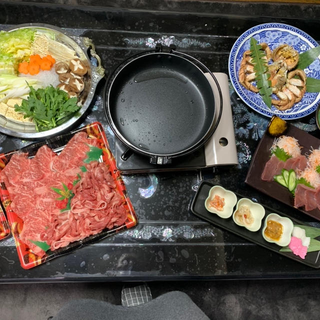 黒毛和牛のすき焼き～♡