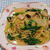大根の抜き菜の和風パスタ（創作パスタ）