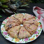 Chocolate Strawberry Scones チョコレートストロベリースコーン