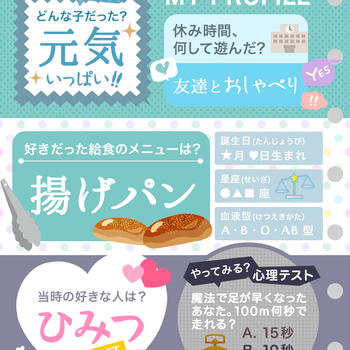 懐かしのプロフィール帳を書いてみたよ！