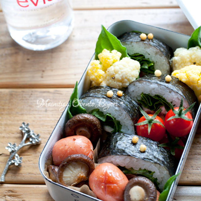 サラダ巻き弁当。