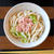 今日も簡単…キャベツとツナのわさマヨうどん
