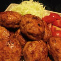 ジャンボつくねの照り焼き