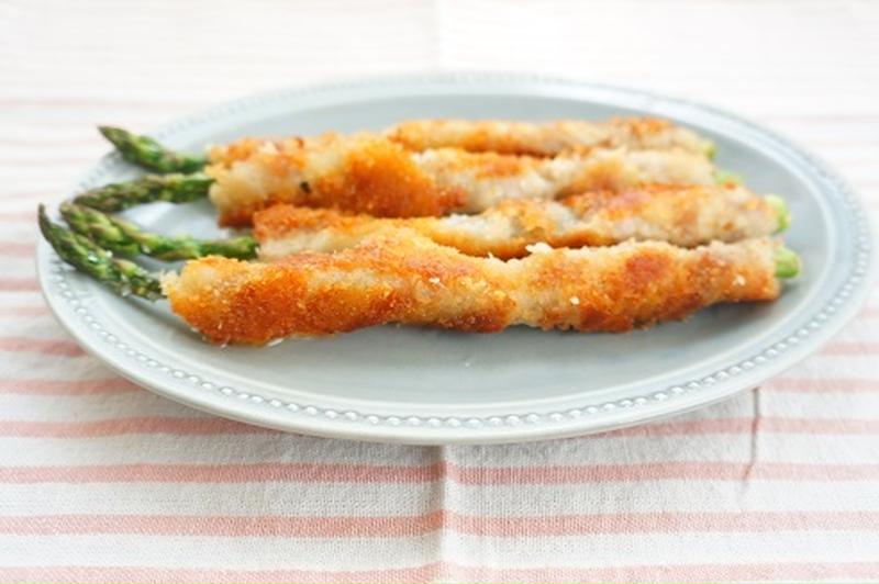 【モニター】揚げ物風♪アスパラの豚肉巻きチーズパン粉焼き